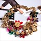 Statement Premium Necklace Accessories Colorful Crystals Rhinestones Necklaces Jewelry High-Quality Handmade Fashion For Women