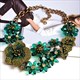 Statement Premium Necklace Accessories Colorful Crystals Rhinestones Necklaces Jewelry High-Quality Handmade Fashion For Women