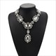 Glass Choker Necklace Women Jewelry Best Friendship Statement Necklaces Pendants Austrian Crystal Luxury For Bridal Wedding