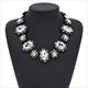 Glass Choker Necklace Women Jewelry Best Friendship Statement Necklaces Pendants Austrian Crystal Luxury For Bridal Wedding