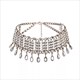 Luxus Kristall Rhinestone Choker-Halsketten Große Bib Großer Kragen Maxi Statement-Halskette Hochzeitsschmuck Boho Ethno Indische Damen