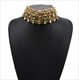 Luxus Kristall Rhinestone Choker-Halsketten Große Bib Großer Kragen Maxi Statement-Halskette Hochzeitsschmuck Boho Ethno Indische Damen