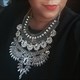 Boho Ethnic Big Bib Maxi Choker Women Jewellery Rhinestone Large Collar Necklace Statement Crystal Vintage Indian Girl