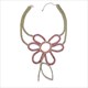 Crystal Flower Rhinestone Necklace Set For Women