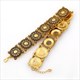 Trendy Mode Neu Punk Choker-Halskette Kragen Statement Tattoos Gold Sliver Farbe Dicke Kette Halskette Damen Schmuck