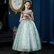 Girls Fluffy Tulle Star Ball Gown For Formal Events