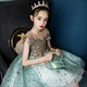 Girls Fluffy Tulle Star Ball Gown For Formal Events