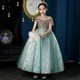 Girls Fluffy Tulle Star Ball Gown For Formal Events