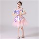 Children Princess Party Pink Sequins Dress Elegant Luxury Long Evening Gowns For Little Girls Formal Pageant Wedding Dresses Kid