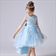 Girls Dress Style Elegant New Year Princess Children Evening Wedding Party Dress Design Tail Chinese