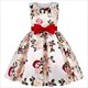 Summer Kids Flower Dresses For Girls Christmas Children Clothing Dress Baby Girl Dress With Bow Princess Brithday Wedding Party