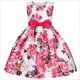 Summer Kids Flower Dresses For Girls Christmas Children Clothing Dress Baby Girl Dress With Bow Princess Brithday Wedding Party