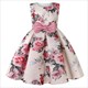 Summer Kids Flower Dresses For Girls Christmas Children Clothing Dress Baby Girl Dress With Bow Princess Brithday Wedding Party