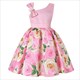 Summer Kids Flower Dresses For Girls Christmas Children Clothing Dress Baby Girl Dress With Bow Princess Brithday Wedding Party