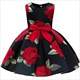 Summer Kids Flower Dresses For Girls Christmas Children Clothing Dress Baby Girl Dress With Bow Princess Brithday Wedding Party