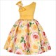 Summer Kids Flower Dresses For Girls Christmas Children Clothing Dress Baby Girl Dress With Bow Princess Brithday Wedding Party