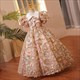 Elegant Wedding Kids Formal Occasion Dress For Girls Luxury Long Evening Gowns Gala Prom Child Pageant Party Sequin Dresses