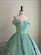 New Quinceanera Dresses Shinny Sequin Party Dress Formal Dress Off The Shoulder Ball Gown Real Photo Vestidos For Girls
