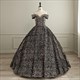 New Quinceanera Dresses Shinny Sequin Party Dress Formal Dress Off The Shoulder Ball Gown Real Photo Vestidos For Girls