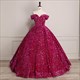 New Quinceanera Dresses Shinny Sequin Party Dress Formal Dress Off The Shoulder Ball Gown Real Photo Vestidos For Girls