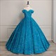 New Quinceanera Dresses Shinny Sequin Party Dress Formal Dress Off The Shoulder Ball Gown Real Photo Vestidos For Girls