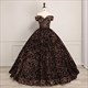 New Quinceanera Dresses Shinny Sequin Party Dress Formal Dress Off The Shoulder Ball Gown Real Photo Vestidos For Girls