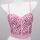 Halloween Party Tops Tee Quality Show T Shirt Women Fashion Luxury T-Shirt Woman Clothes Blusas Push Up Tshirt Bling Rhinestone