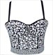 Halloween Party Tops Tee Quality Show T Shirt Women Fashion Luxury T-Shirt Woman Clothes Blusas Push Up Tshirt Bling Rhinestone