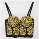 Women Fashion Nightclub Tube Top Camisole Beaded Diamonds Backless Cropped Top Bustier Bra Party Carnival Tank Tops Y3090