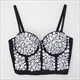 Women Fashion Nightclub Tube Top Camisole Beaded Diamonds Backless Cropped Top Bustier Bra Party Carnival Tank Tops Y3090
