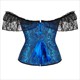 Jacquard Stickerei Body Shaper Korsett mit Spitzenträgern