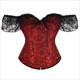Jacquard Stickerei Body Shaper Korsett mit Spitzenträgern