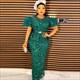 African Dresses For Women Puff Sleeve Robe Sequin Gown Wedding Party Evening Dress Africa Clothing Dubai Turkey Luxury