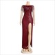 Dashiki Sequin Tassel Maxi Robe Sleeveless Dress
