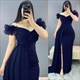 Off Shoulder Split Evening Gown Ankara Dress