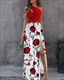 Elegant Long Side Slit Slanted Shoulder High Waist Formal Dress