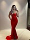 Strapless Maternity Maxi Dress With Front Slit - Black