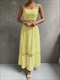 Summer Boho Long Dress Women Elegant Beach Sundress Sleeveless Backless Hollow Out Lace Dresses Ladies Party Evening Dress
