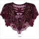 Women'S920S Shawl Beaded Evening Wraps Flapper Bolero