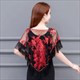 Spring Summer Women'S Sequins With Shawl Mesh Cloak Versatile Sunscreen Fashion Chinese Phoenix Tassel Sequin Lace Girl Red