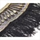 Women's Mesh Sequin Wedding Cape Evening Shawl Wrap - Beaded Fringed Gatsby Flapper Dress Accessories