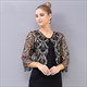 Women'S Sequins Hollow Lace Long Sleeve Shawl And Wraps Shrug Bolero Open Front Cardigan Jacket Bridal Wedding Wraps Cover Up