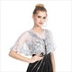 Vintage Beaded Mesh Cloak Capelet Scarf Shawl