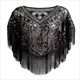 Vintage Bolero Flapper Evening Wrap With Beaded Sequin