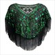 Vintage Bolero Flapper Evening Wrap With Beaded Sequin