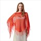 Women's Hollow Out Sun Protection Poncho Beach Cape Tassel Cover Up
