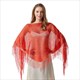Women's Hollow Out Sun Protection Poncho Beach Cape Tassel Cover Up