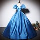 Evening Dress Plus Size Party Dresses Up Floor-Length Fashion Satin Short Sleeves Pleat A-Line V-Neck Lace Woman Xe090 Purple