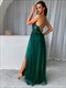 Mesh Sequins V-Neck Backless Bodycon Maxi Dress