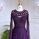 Serene Beaded Evening Dresses Gowns Elegant Mermaid Wedding Party La7926 Cape Sleeves Lace For Women Hill Arabic Purple